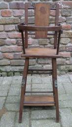 Chaise de poupée ancienne en bois à double fonction, Ustensile, Comme neuf, Enlèvement ou Envoi