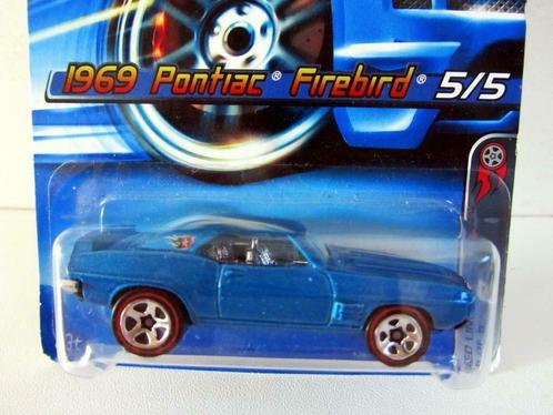 1969 Pontiac Firebird Red Line 5/5 Hot Wheels (2006), Hobby & Loisirs créatifs, Voitures miniatures | Échelles Autre, Neuf, Voiture
