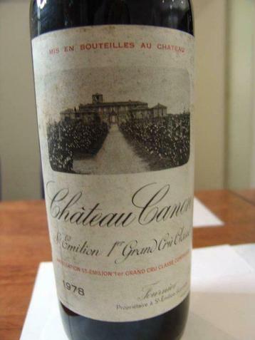 Bouteille Magnum Château Canon PGCC 1978