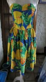 robe bustier à fleurs neuve Quiproquo, Comme neuf, Taille 42/44 (L), Enlèvement ou Envoi, Longueur genou