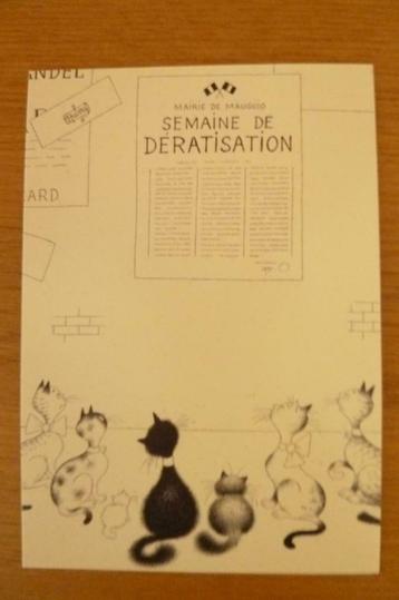Albert Debout - Carte  Semaine de Deratisation, Enlèvement ou Envoi, Non affranchie, Autres thèmes