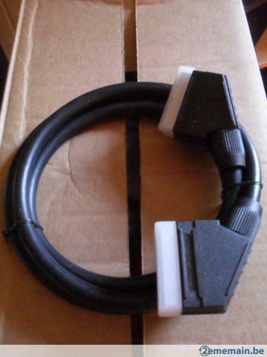 Cable peritel , RJ11 , RJ45 ethernet , coaxial, Computers en Software, Pc- en Netwerkkabels, Nieuw, Ophalen