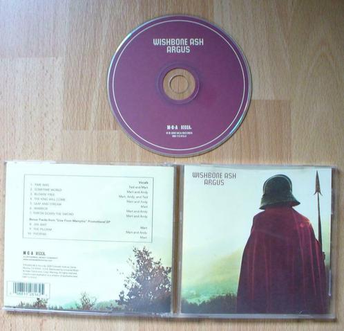 CD WISHBONE ASH - ARGUS + BONUS NRS - MADE IN USA CLASSIC, Cd's en Dvd's, Cd's | Hardrock en Metal, Zo goed als nieuw, Ophalen of Verzenden