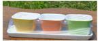 plateau avec 3 raviers pour sauce neuf, Neuf, Enlèvement ou Envoi, Céramique, Autres styles