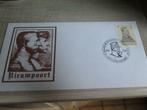 koning albert 1, Postzegels en Munten, Postzegels | Europa | België, Ophalen of Verzenden, 1e dag stempel, Met stempel, Koninklijk huis