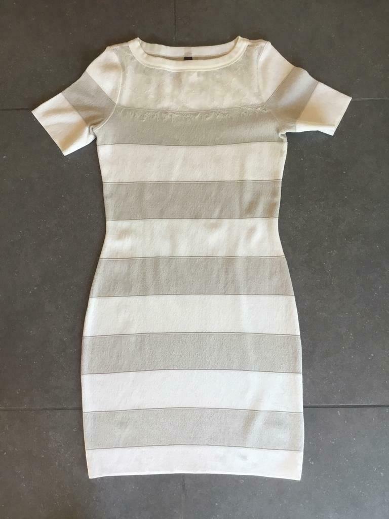 Marccain,Marc Cain jurkje maat 2 (36 of kleiner), Kleding | Dames, Jurken, Zo goed als nieuw, Maat 36 (S), Beige, Boven de knie