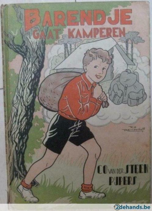 Barendje gaat kamperen - Co van der Steen-Pijpers (1952), Antiek en Kunst, Antiek | Boeken en Manuscripten