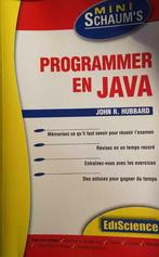Programmer en Java - JOHN R. HUBBARD - Ediscience, Logiciel, Enlèvement, Utilisé
