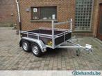 Professionele dubbelasaanhangwagen 2,3 x 1,34m te 9300 Aalst, Auto diversen, Auto-accessoires, Nieuw, Ophalen