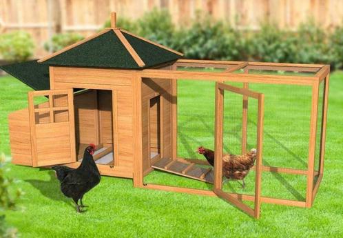 Poulailler XXL avec pondoir abri poule XXL coq enclos poule, Animaux & Accessoires, Volatiles | Accessoires, Neuf, Poulailler