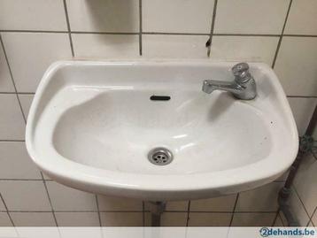 Lave-mains 52 de large, 33 de large, 26 cm de haut, Enlèvement ou Envoi, Utilisé, Lavabo