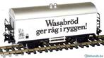 4566 Marklin HO - Wagon frigorifique suédois "Wasabröd" v/d, Hobby & Loisirs créatifs, Trains miniatures | Échelles Autre, Courant alternatif