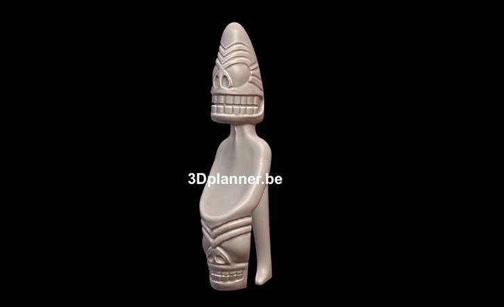 Tupilak | Tupilaq | Hars 3D-geprinte replica Nr. 3 van 7, Antiek en Kunst, Kunst | Beelden en Houtsnijwerken, Ophalen of Verzenden