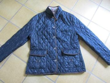 Barbara Lebek blauwe of geruite jas oksel breedte 53 cm nu5€, Kleding | Dames, Ophalen of Verzenden, Zo goed als nieuw, Blauw