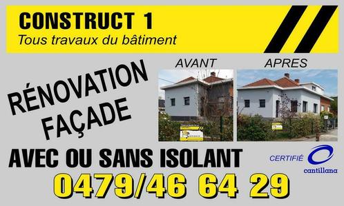 Renovation Facades  : isolation -sablage- crépis, Doe-het-zelf en Bouw, Isolatie en Afdichting, Nieuw, Ophalen of Verzenden