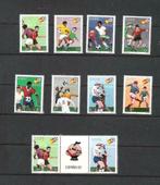 Zaïre 1981 Wereldbeker voetbal 'Espana '82' **, Postzegels en Munten, Overige landen, Verzenden, Postfris