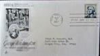 FDC - PRESIDENTEN USA- PRESIDENT GEORGE WASHINGTON, Ophalen of Verzenden, Gestempeld, Overige thema's