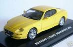 1:43 Edison Maserati Coupe Gransport 2004 geel, Hobby en Vrije tijd, Modelbouw | Auto's en Voertuigen, Ophalen of Verzenden, Zo goed als nieuw
