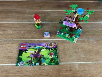 Lego Friends 3065 La cabane dans les arbres d'Olivia, Enlèvement ou Envoi, Utilisé, Ensemble complet, Lego
