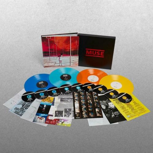 4LP+9Cd Box Muse Origin Of Muse COLOURED Vinyl NIEUW, Cd's en Dvd's, Vinyl | Pop, Nieuw in verpakking, 2000 tot heden, 12 inch