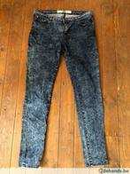 Jeans met acid vuile gevlekte wassing, Gedragen, Maat 42/44 (L)
