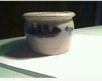Pot en grès gris/bleu; diamètre 11,5 cm; hauteur 8,5cm, Antiquités & Art, Enlèvement ou Envoi