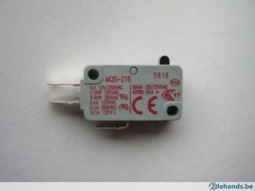 microschakelaar  mqs-216 125/250vac 125vac 250vac, Doe-het-zelf en Bouw, Elektriciteit en Kabels, Nieuw, Overige typen, Ophalen of Verzenden