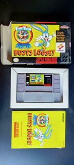 SNES Tiny Toon Adventures -Busts Loose!- (US), 1 speler, Ophalen of Verzenden, Zo goed als nieuw, Avontuur en Actie