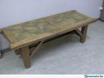 Table de salon style ancien, Chêne, 50 à 100 cm, 150 à 200 cm, Utilisé