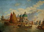 Victor CARABAIN °1863-1942 Grand Canal Venise huile / toile, Antiquités & Art, Enlèvement