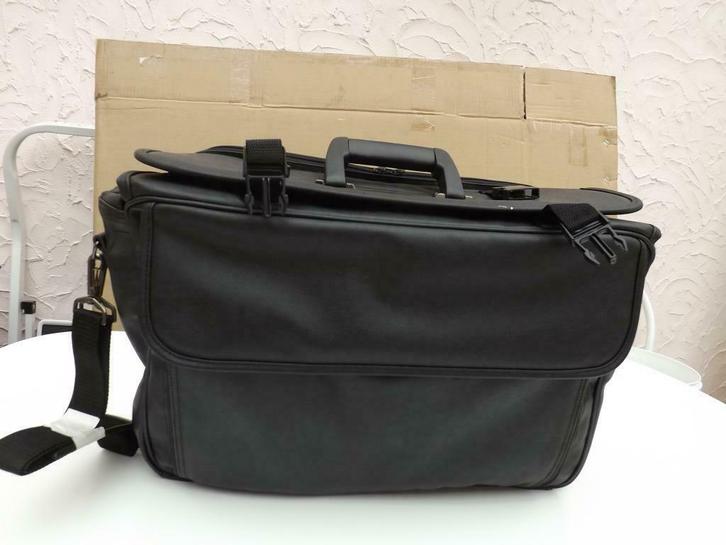 Dossier - Laptop - Aktentas draagbaar, Handtassen en Accessoires, Tassen | Schoudertassen, Nieuw, Overige merken, Zwart, Ophalen of Verzenden