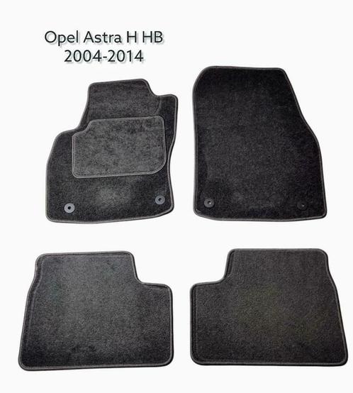 CLASSIC velours automatten grafiet Opel Astra H 2004-2014, Auto-onderdelen, Interieur en Bekleding, Opel, Nieuw, Verzenden