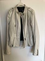 Blouson cuir Luc Duchêne couleur "ciment" 38/M, Comme neuf, Taille 38/40 (M), Blanc