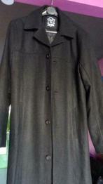 zwarte lange warme parka duffelcoat - L, Maat 52/54 (L), Zo goed als nieuw, Zwart, Ophalen