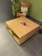 Table de salon carrée IKEA sur roulettes, Comme neuf, 50 à 100 cm, Moins de 50 cm, Autres essences de bois
