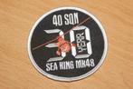 ABL-patch "40 Sqn 30 jaar Sea King MK48", Verzamelen, Embleem of Badge, Luchtmacht, Verzenden