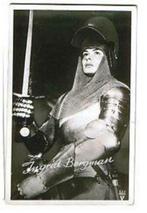 oude prentkaart Ingrid Bergman - postcard - PHOTO card, Comme neuf, Photo, Enlèvement ou Envoi