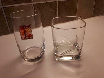 1 glas Cointreau + 1 glas Grand Marnier 1 euro per stuk, Verzamelen, Ophalen of Verzenden, Zo goed als nieuw, Borrel- of Shotglas