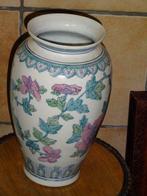 Beau vase fleuri  - vintage -  neuf - en parfait état, Enlèvement ou Envoi, Neuf