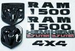 Set logo's / insignes - Dodge RAM ----> HEMI / RAM1500 / 4X4