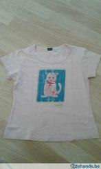 Roze t-shirt  8 jaar River Woods, Kinderen en Baby's, Ophalen of Verzenden, Gebruikt, Meisje, Shirt of Longsleeve