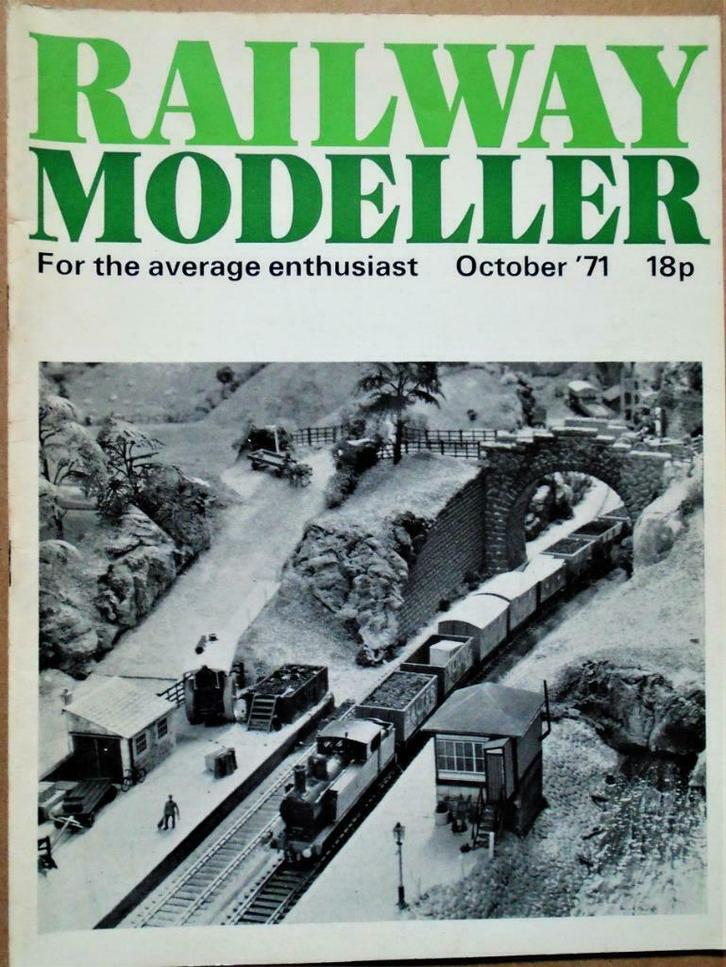 Railway Modeller, For the average enthousiast, October '71, Hobby en Vrije tijd, Modeltreinen | Overige schalen, Gebruikt, Boek, Tijdschrift of Catalogus