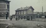 Carte postale Havré - La gare, Collections, Cartes postales | Belgique, Enlèvement ou Envoi, Avant 1920, Non affranchie, Hainaut