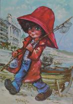 carte postale Editions Paris-Montmartre, Le Pêcheur et le ch, Collections, Enlèvement ou Envoi, 1960 à 1980, Non affranchie, France