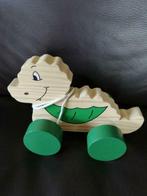 Houten trekdier nieuw, Kinderen en Baby's, Speelgoed | Houten speelgoed, Ophalen of Verzenden