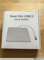 Caddy Super Slim Slot-in DVDRW voor Apple USB2.0, Informatique & Logiciels, Enlèvement ou Envoi, Neuf