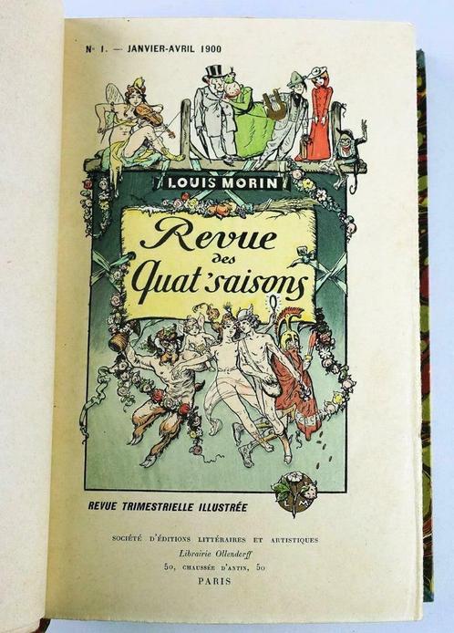 [Belle Epoque] La revue des Quat' Saisons 1900-1 Jaargang, Antiek en Kunst, Antiek | Boeken en Manuscripten, Ophalen of Verzenden
