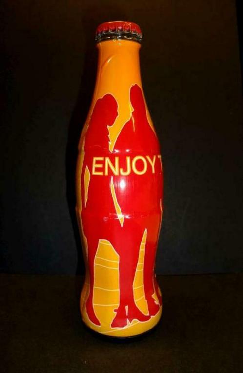 Coca-cola fles wrapped bottle: vol - zeer goede staat, Verzamelen, Merken en Reclamevoorwerpen, Nieuw, Ophalen of Verzenden