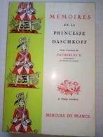 Mémoires de la princesse Daschkoff, 17e et 18e siècles, Utilisé, Enlèvement ou Envoi, Europe