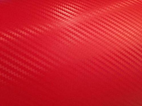 Ultimate Wrap Folie CA-600 Series Carbon Rosso Rood Wrap, Auto diversen, Tuning en Styling, Verzenden